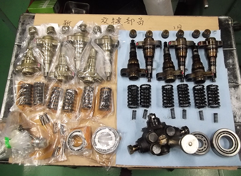 作業工程(交換部品)